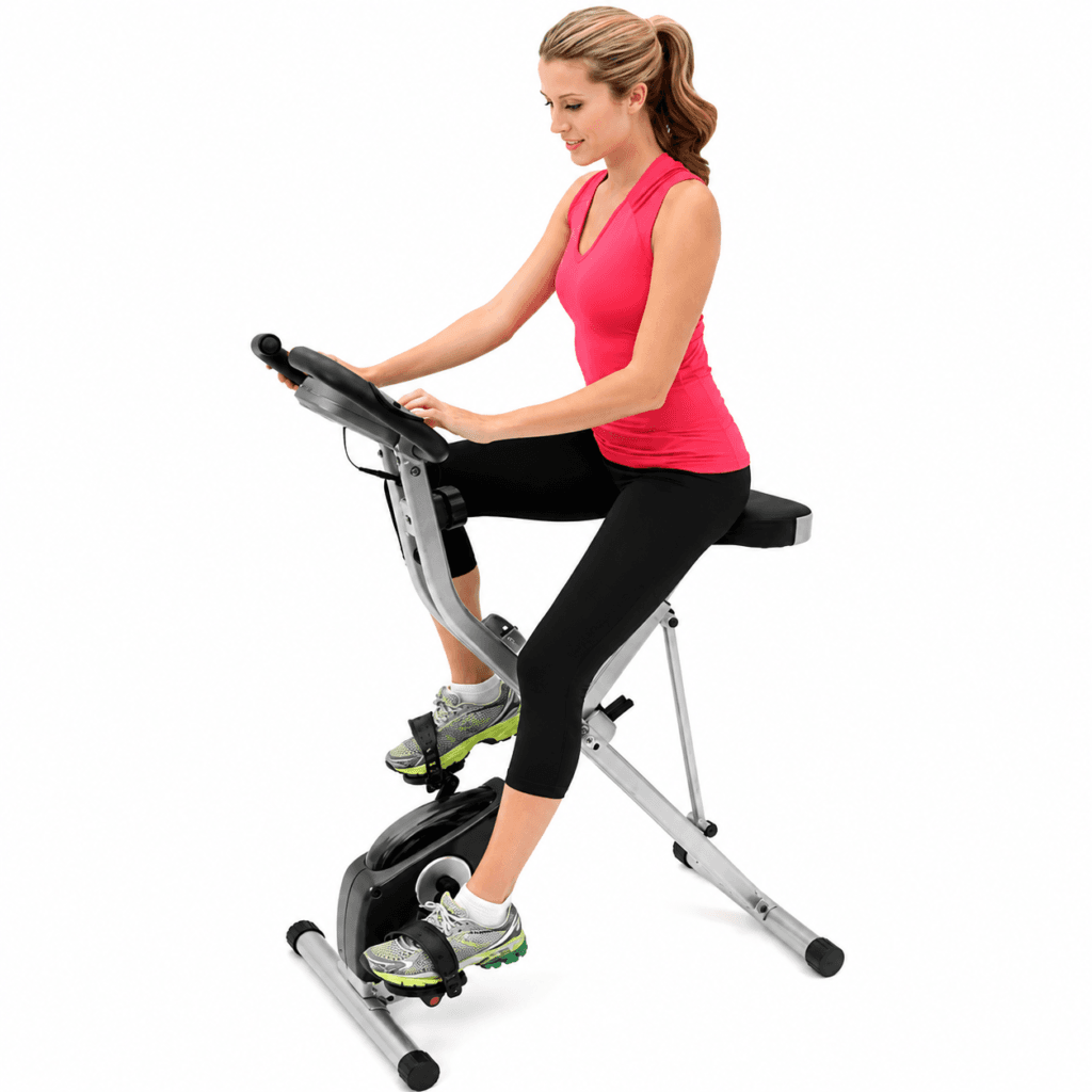 Exerpeutic Folding Magnetic Upright Bike