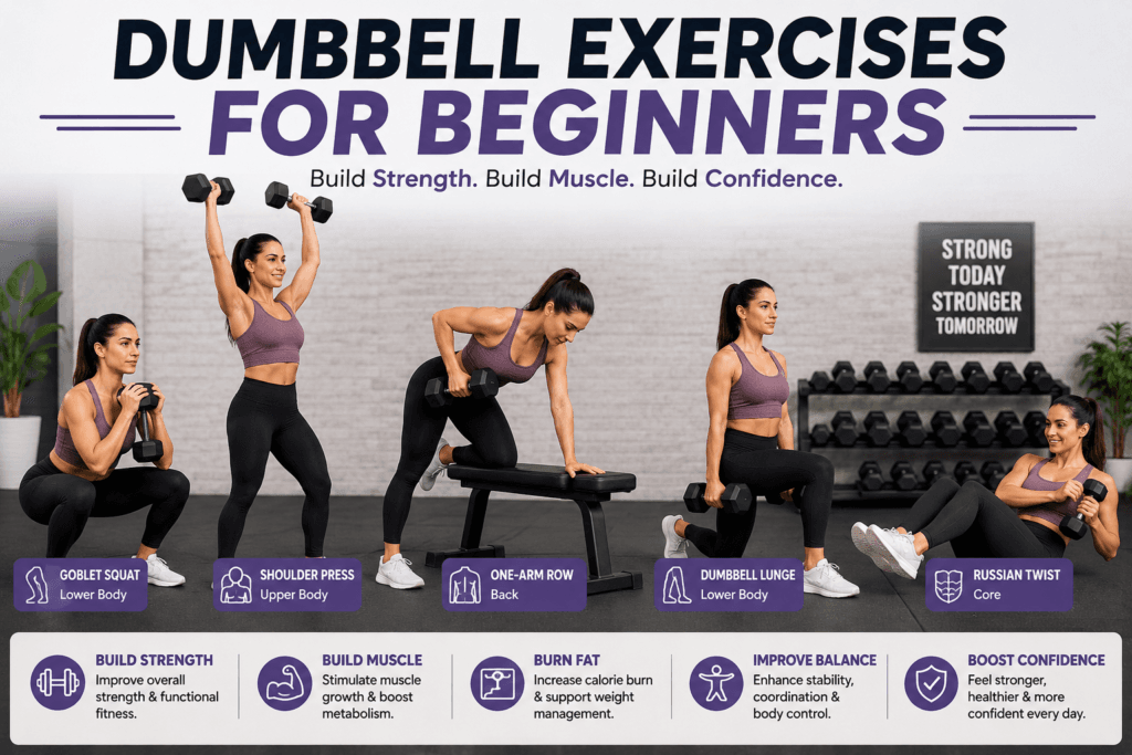 dumbbell exercises for beginners