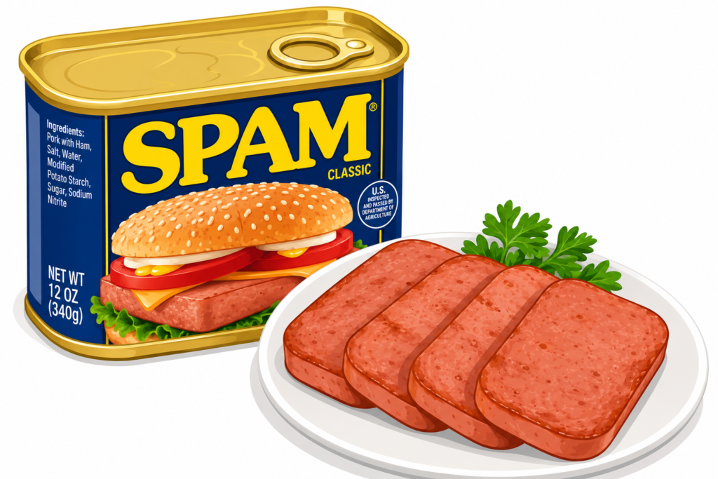 Spam nutrition facts