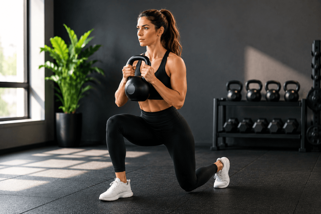 kettlebell leg workout