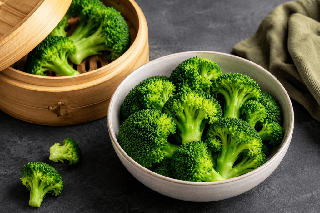 steamed broccoli nutrition