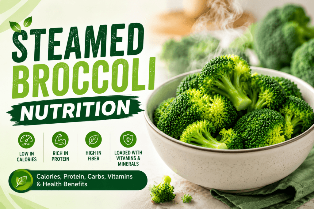 Steamed Broccoli Nutrition Facts (2026): Calories, Protein, Carbs & Health Benefits