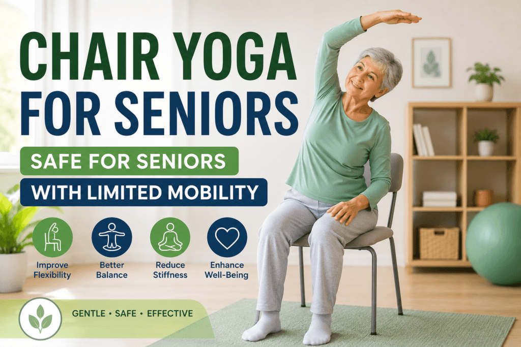 Chair Yoga for Seniors: Easy Seated Stretches for Pain Relief & Flexibility (2026)