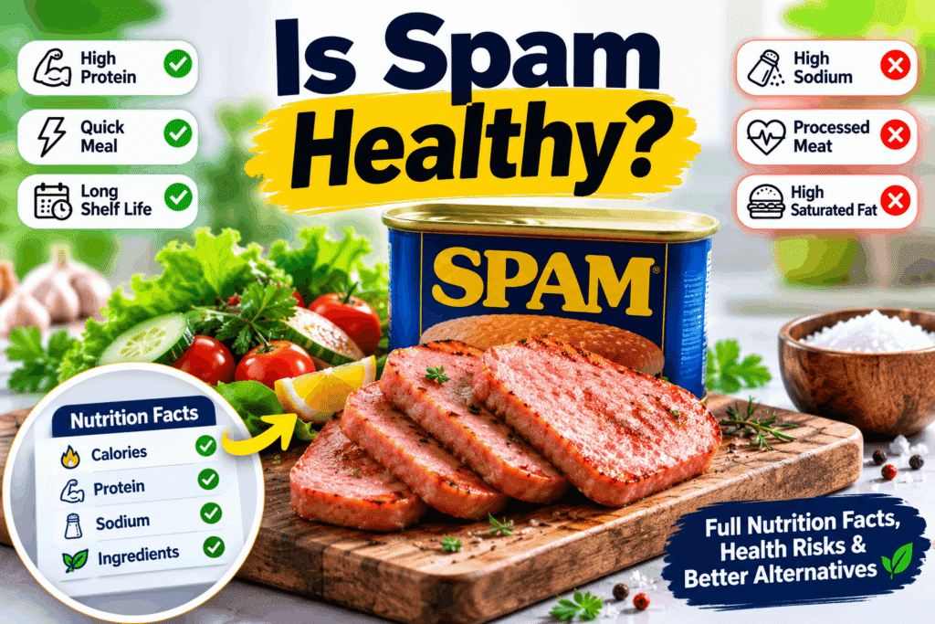 Is Spam Healthy? Nutrition Facts, Ingredients, Risks & Healthier Alternatives (2026)