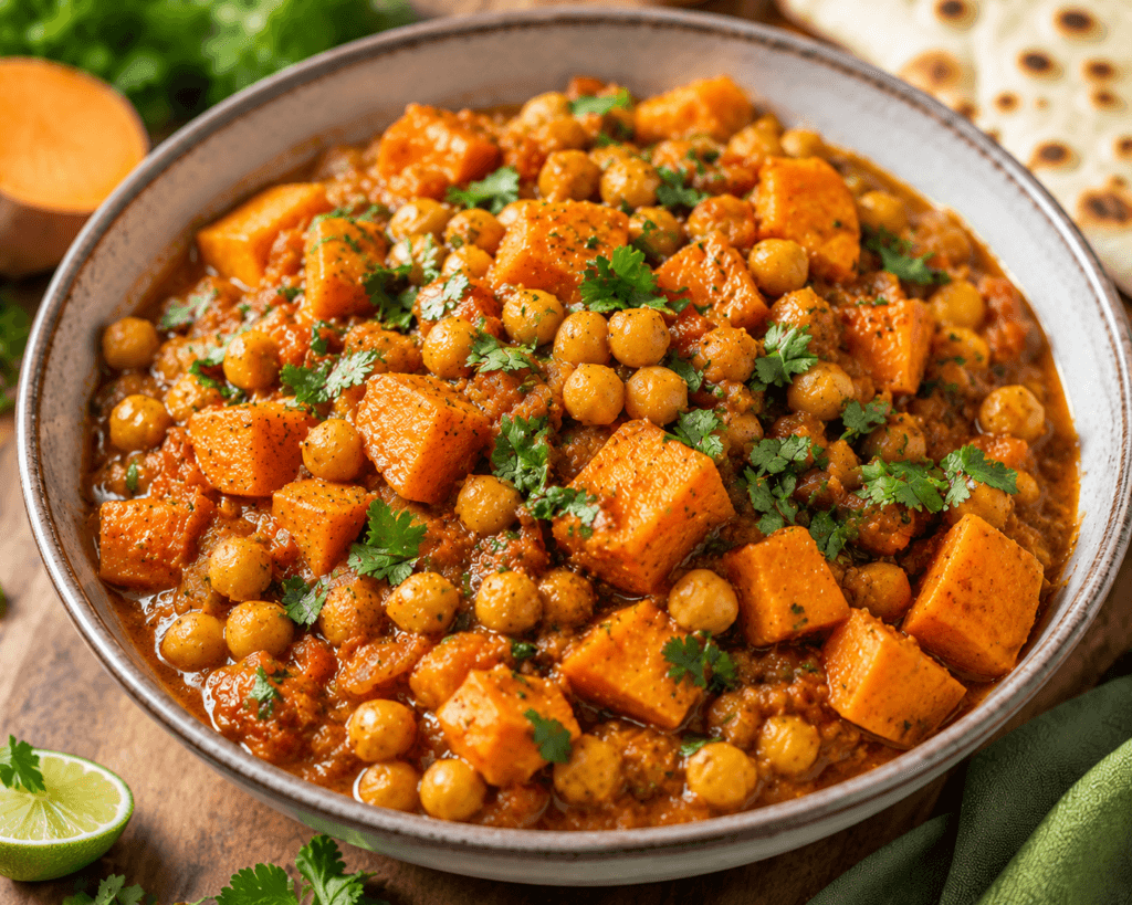 Sweet Potato Chana Masala