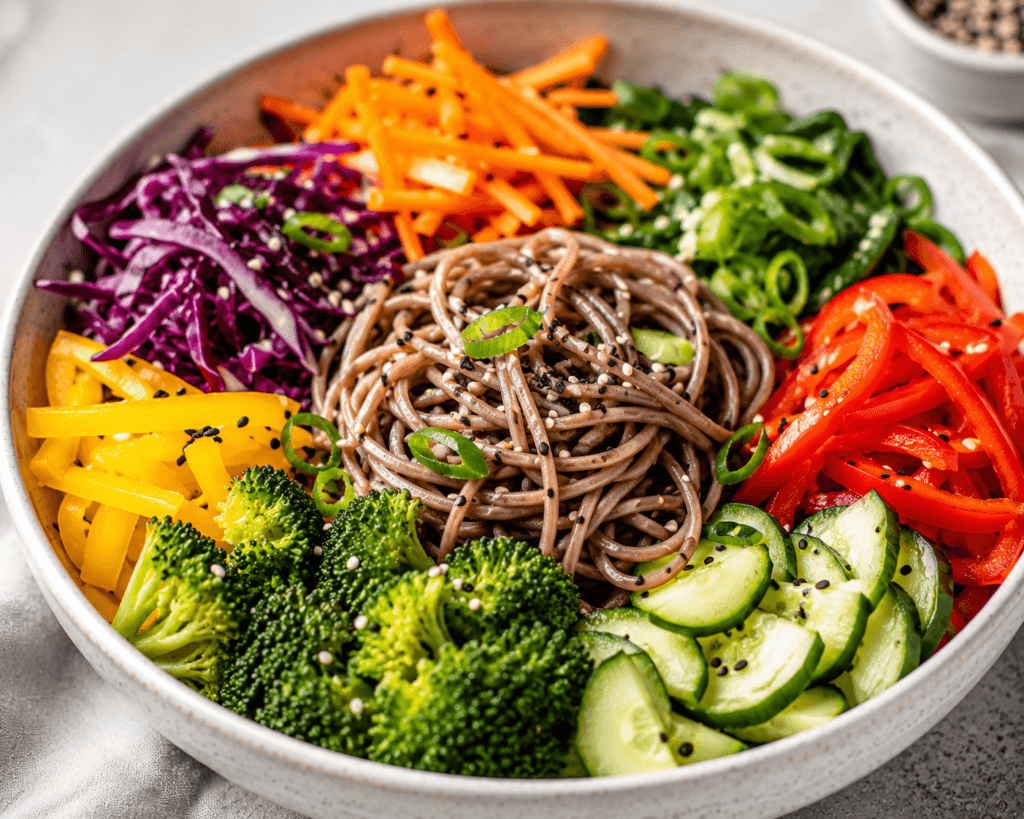 Soba Noodle Vegetable Bowl
