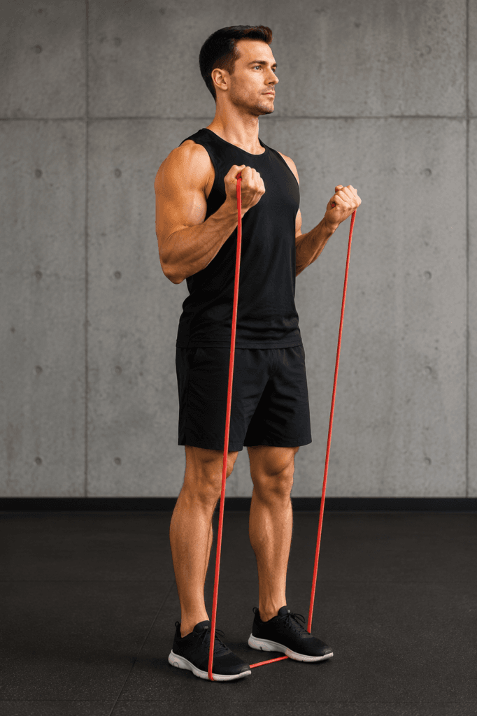 Resistance Band Bicep Curl