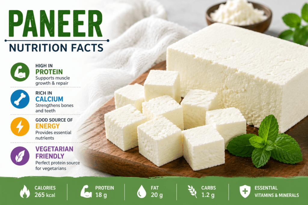 Paneer Nutrition Facts