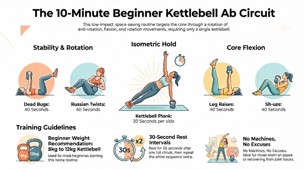What's a Good 10-Minute Kettlebell Ab Workout at Home?
