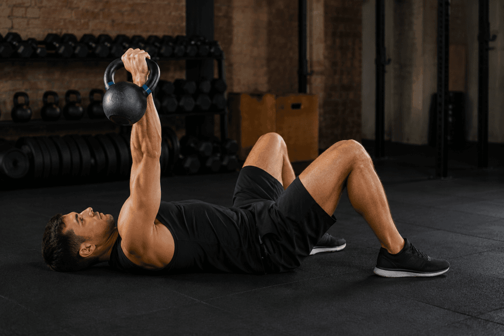 Kettlebell Floor Press