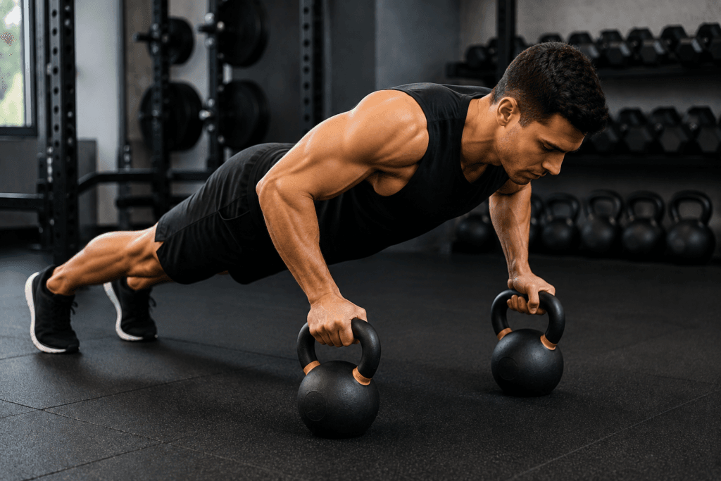 Kettlebell Push-Up