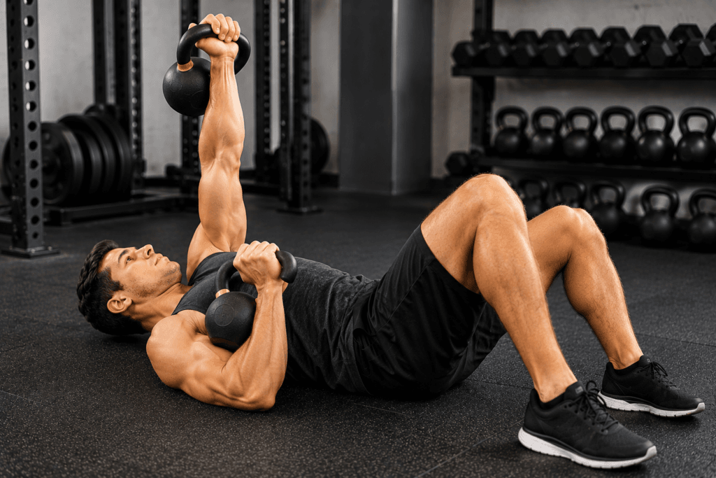 Kettlebell Alternating Press