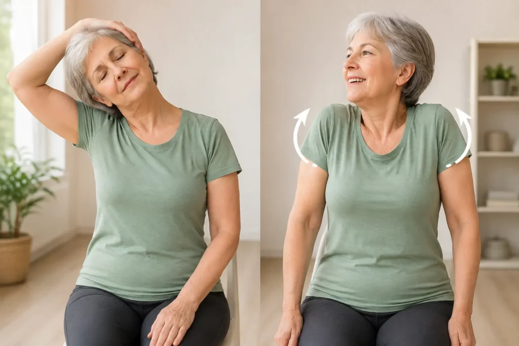Neck Tilts and Shoulder Rolls