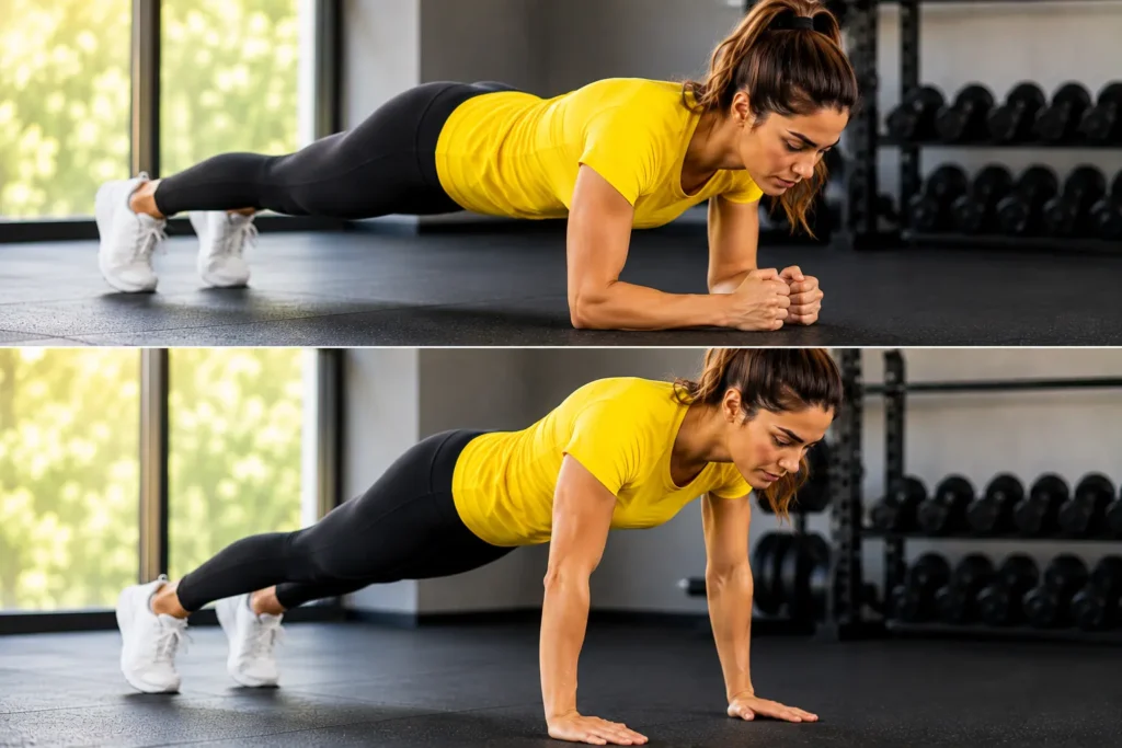 Plank to Push-Up