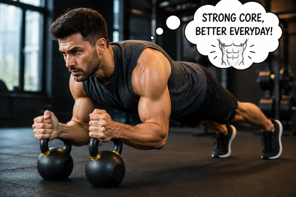 Kettlebell Plank