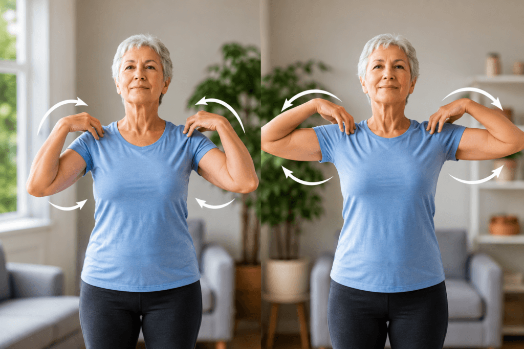 Shoulder mobility circles
