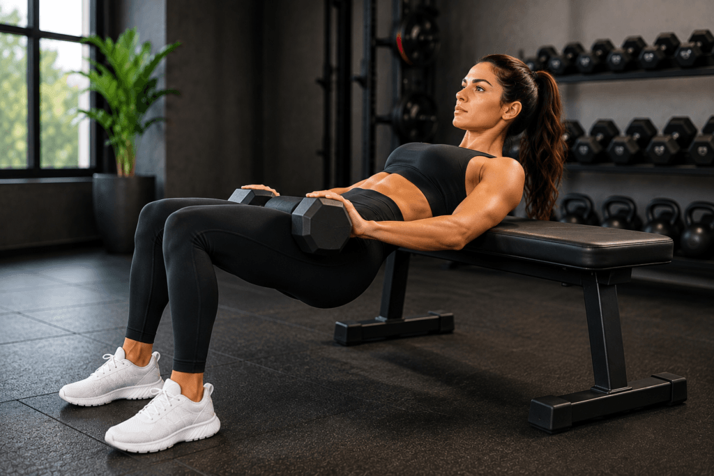 Dumbbell Hip Thrust