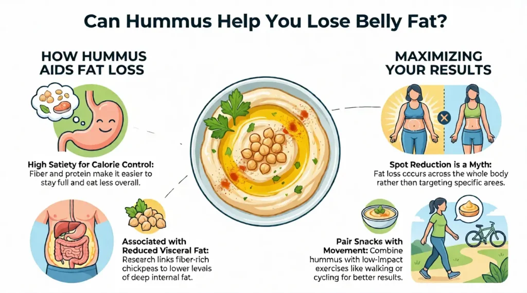 Is Chickpea Dip Good for Losing Belly Fat?
