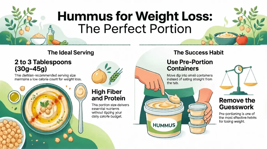 How Much Chickpea Dip Should I Eat on a Diet?