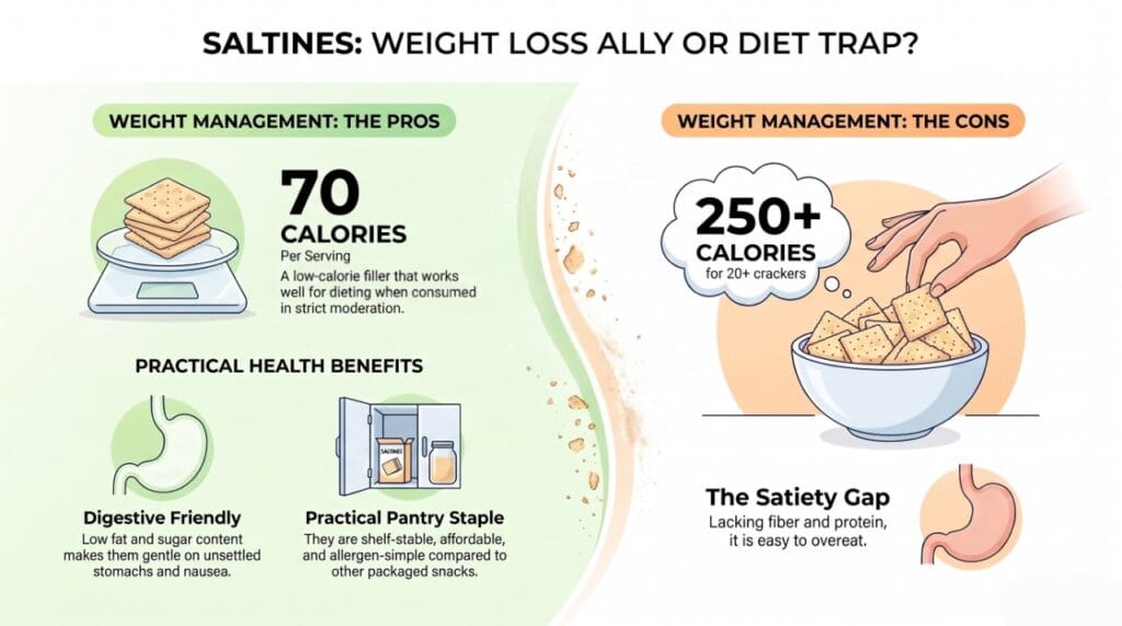 Are Saltines Good or Bad for Weight Management?