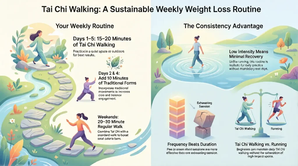 What's a Good Tai Chi Walking Routine for Weight Loss?