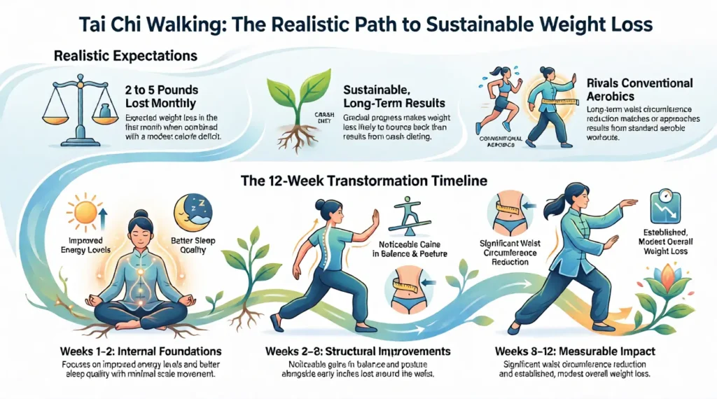 How Much Weight Can You Realistically Lose with Tai Chi Walking?