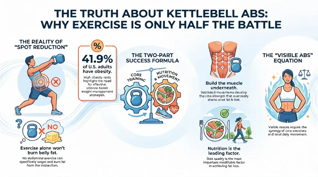Can Kettlebell Abdominal Exercises Help Reduce Belly Fat?