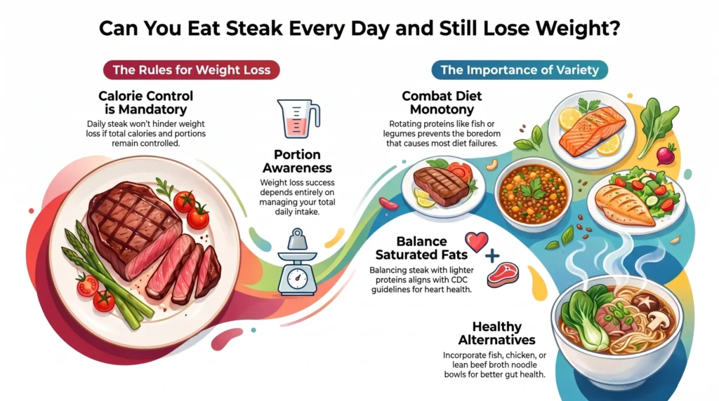 Can I Eat Steak Every Day and Lose Weight