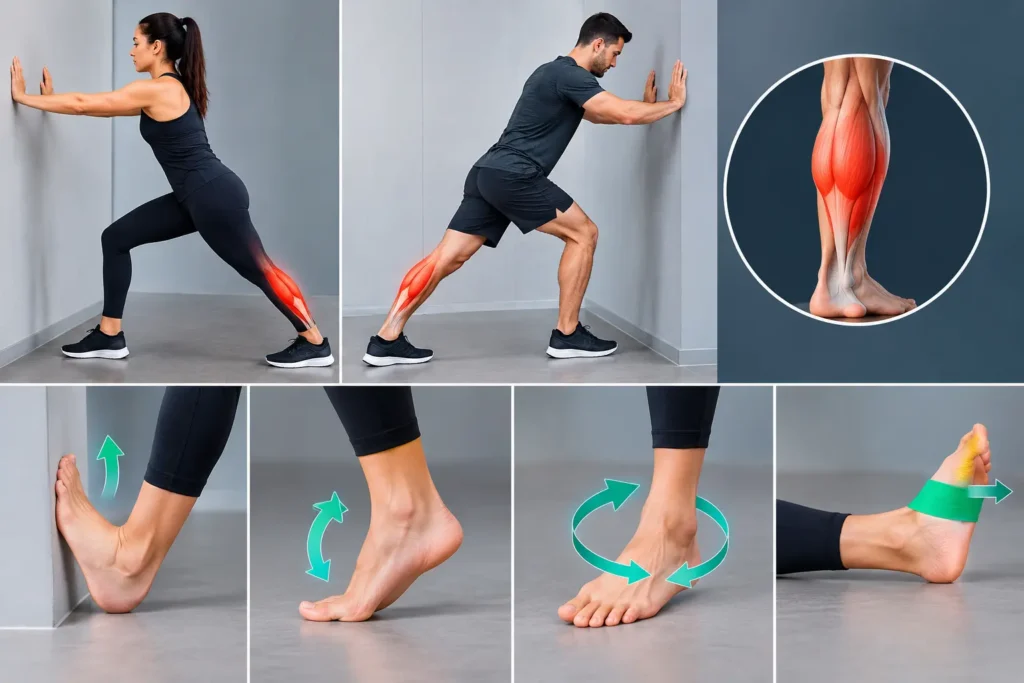 Calf Stretches and Ankle Mobility