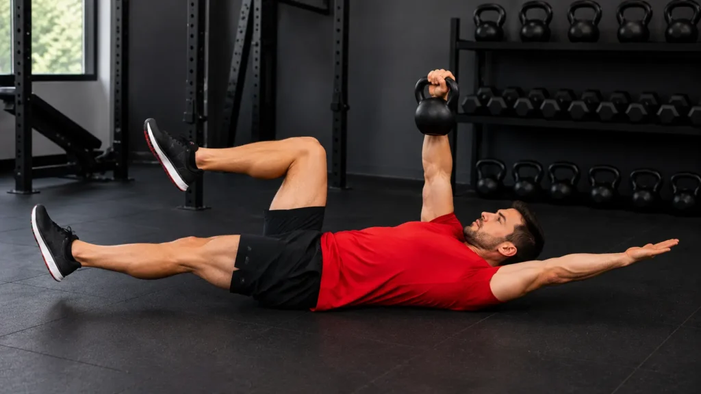 Kettlebell Dead Bug