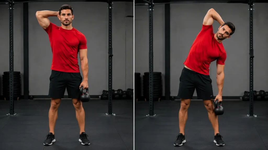 Kettlebell Side Bends