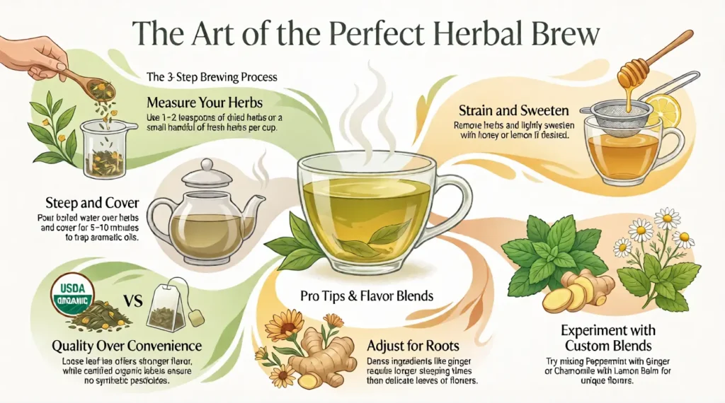How to Make Herbal Tea at Home