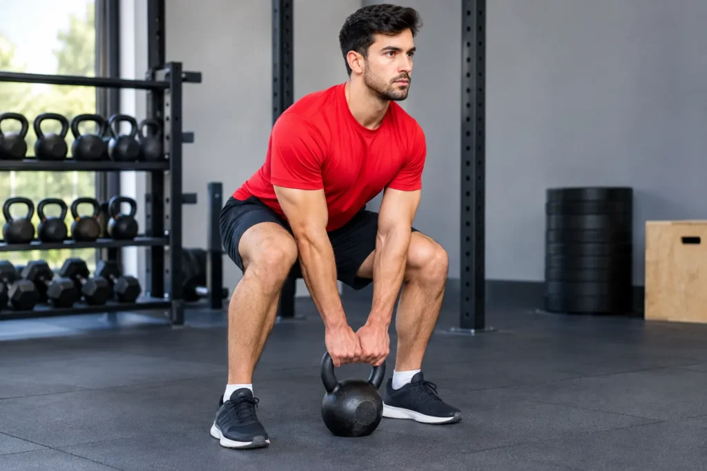 Kettlebell Deadlifts