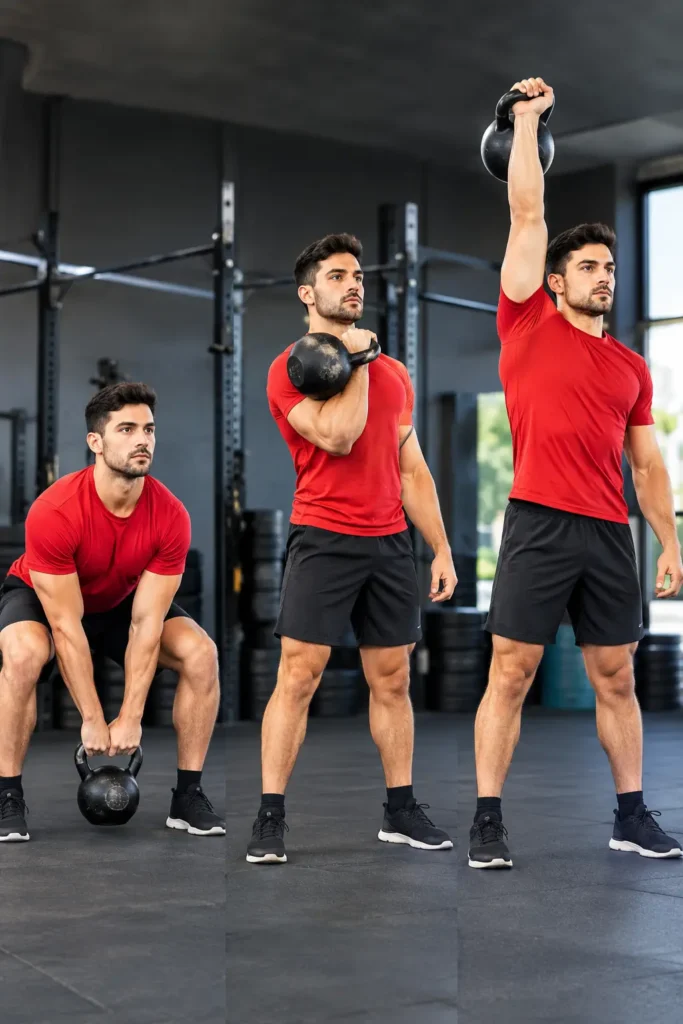 Kettlebell Clean and Press